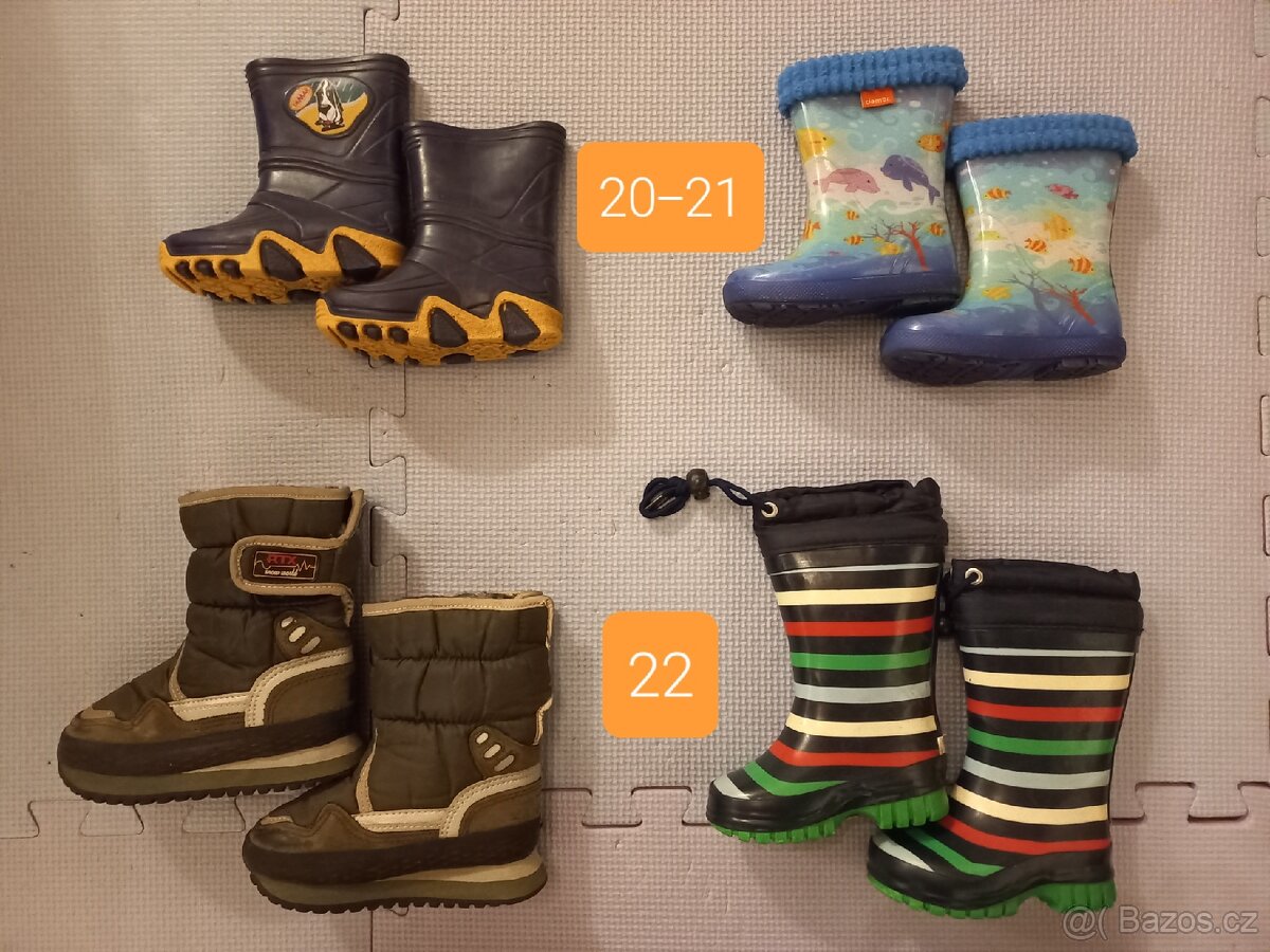Gumáky a zimní boty - 2