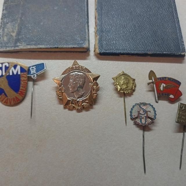 ČSM - ČS.SVAZ MLÁDEŽE - ODZNAKY ,PRŮKAZKY - 2