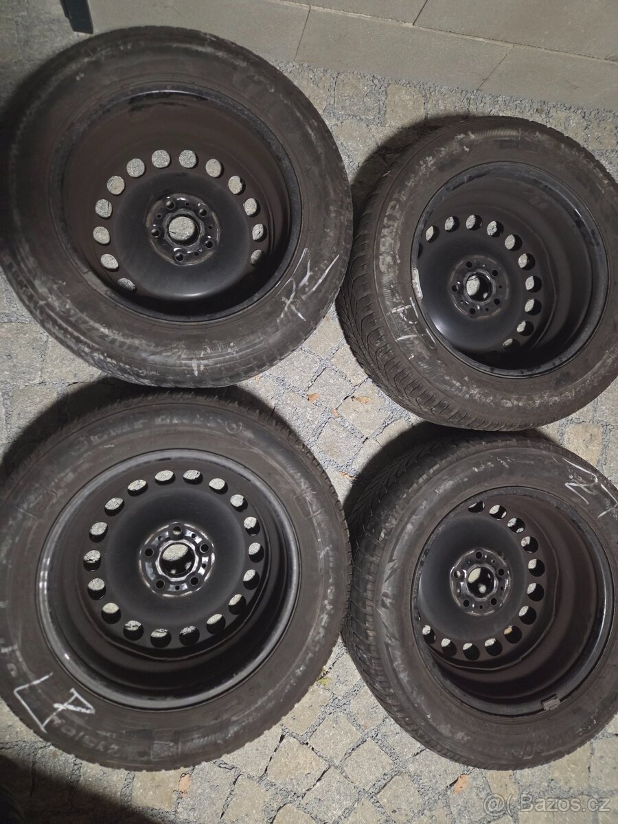 Plechové disky R16 - použité - 2