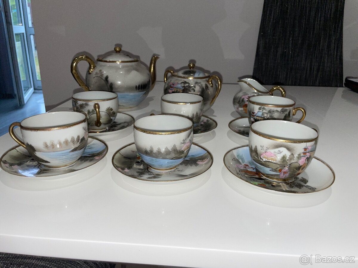 Porcelán Japonské Kutani - 2