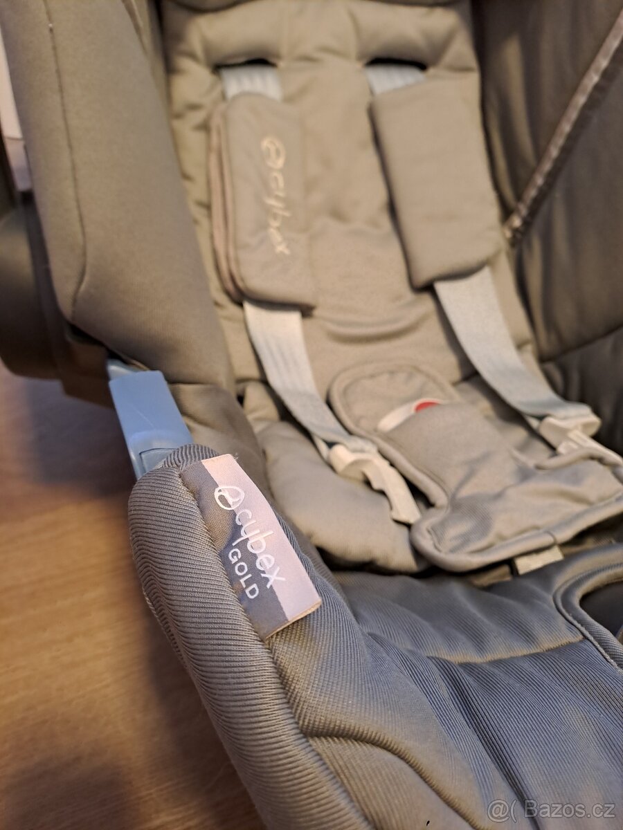 Autosedačka/vajíčko cybex aton 5 + základna+adaptéry - 2