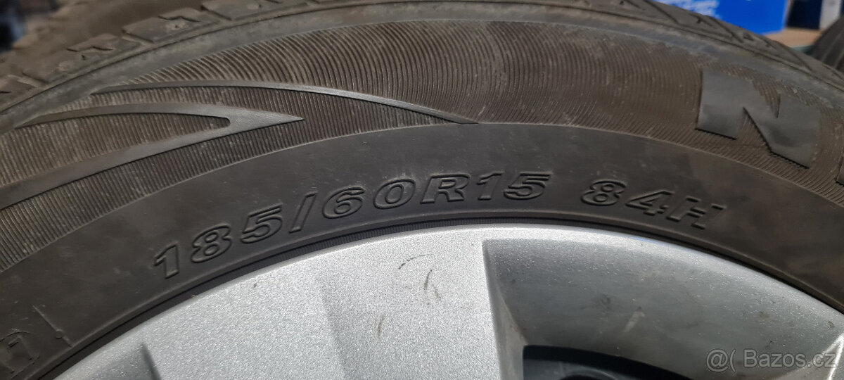 Škoda kola 15" + pneu 185/60R15 - 2