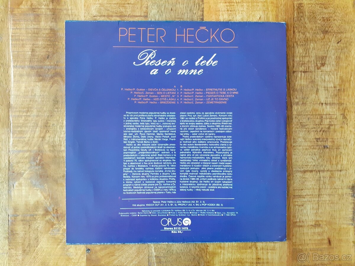 LP komplet: Peter Hečko a Júlia Hečková - 2