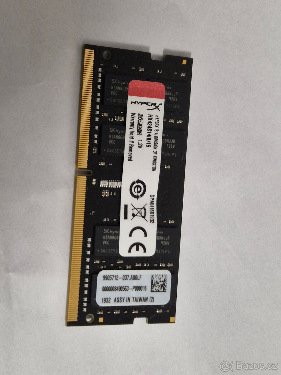 SODIMM Kingston 16GB 2400MHz DDR4 CL14 (HX424S14IB/16) H - 2