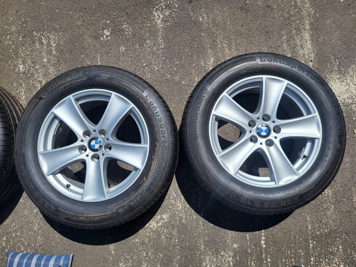 Originál kola R18 BMW X5 E70 letní super sada 5x120 - 2