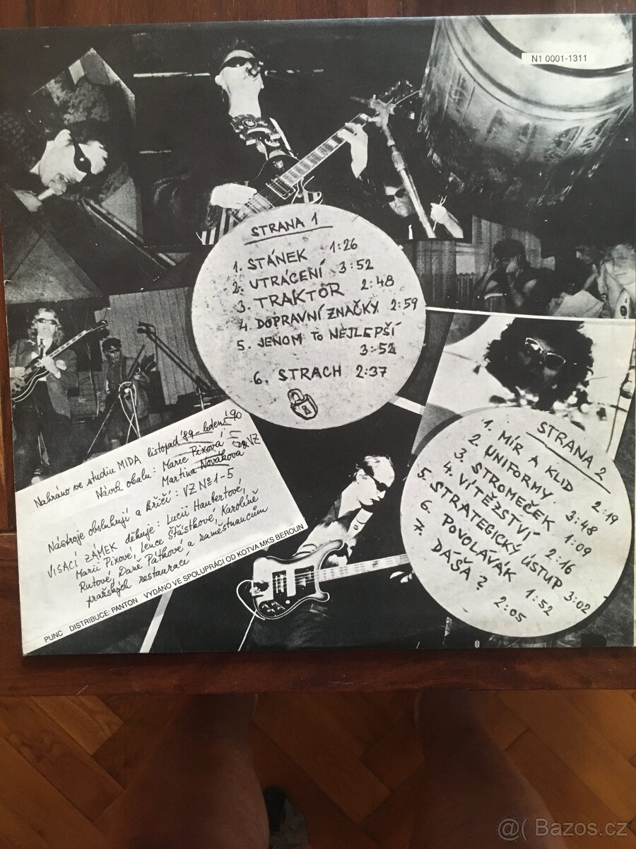 LP Visací Zámek (Punc - 1990) 1.vydání - 2