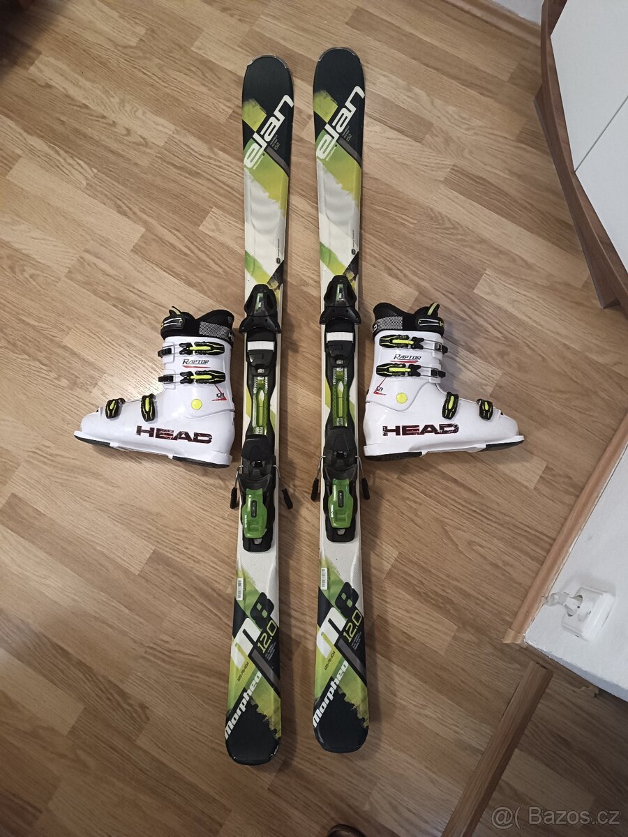 Lyžařský set Elan vel.152cm,boty Head vel.275mm - 2