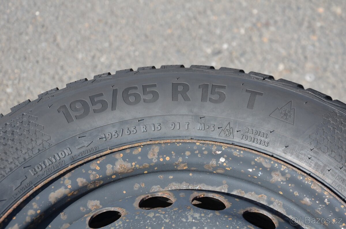 Octavia 2, Caddy, Touran, Golf - zimní kola 15" - 2