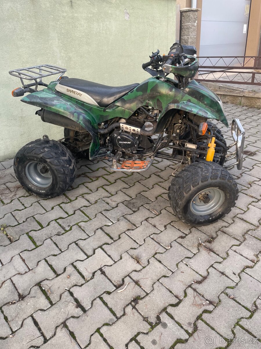 Čtyřkolka ATV quad SHINERAY 200 manuál - 2