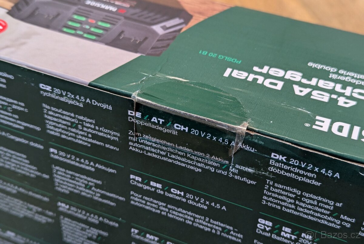 NOVÁ Dvojitá rychlonabíječka Parkside PDSLG 20 B1 - 2