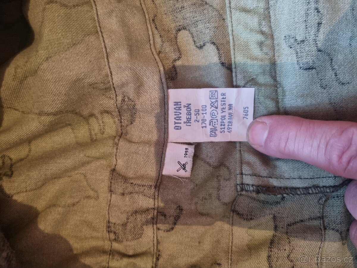 Prodám vojenskou zimní bundu vz:98 - 2