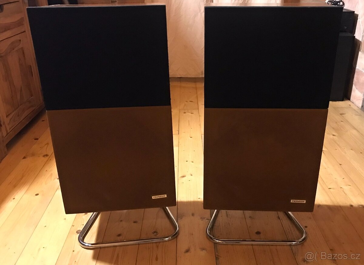 VINTAGE RARITNÍ REPRO PIONEER CS R600 (ROK 1972) + STOJANY - 2