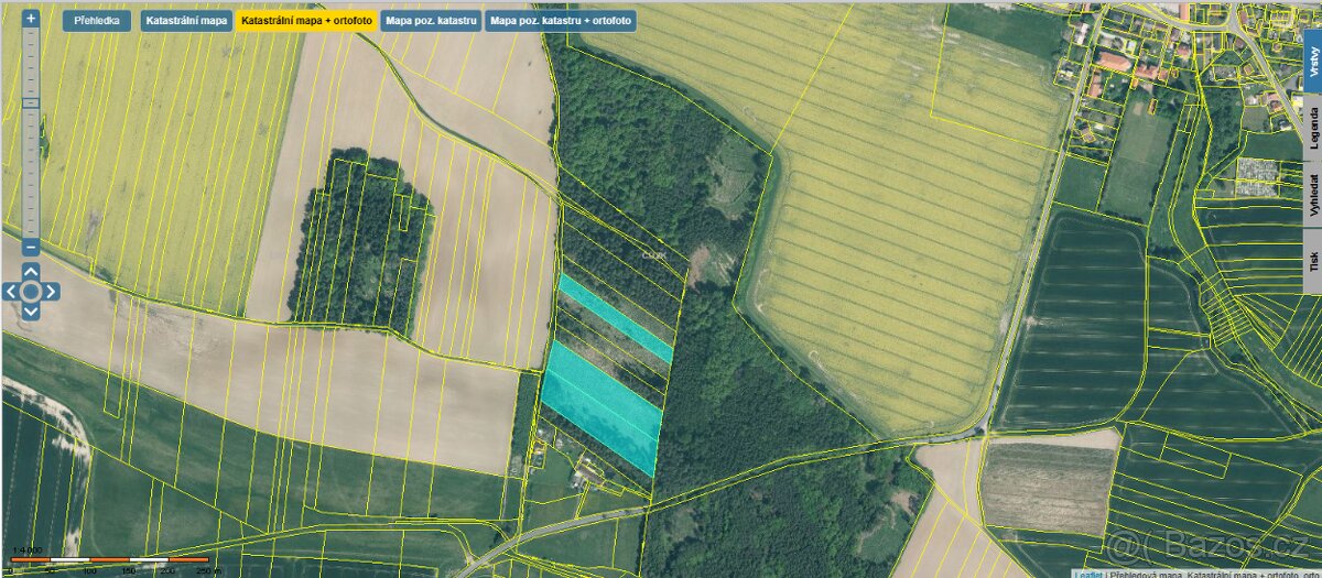 Prodej lesa u Křenovic 17884m2 - 2