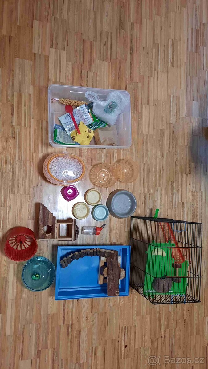 Klec + příslušenství pro křečka - 2