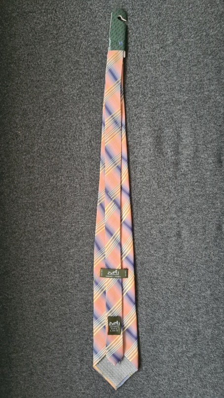 452 - kravata HERMES - NOVÁ včetně visaček - 2