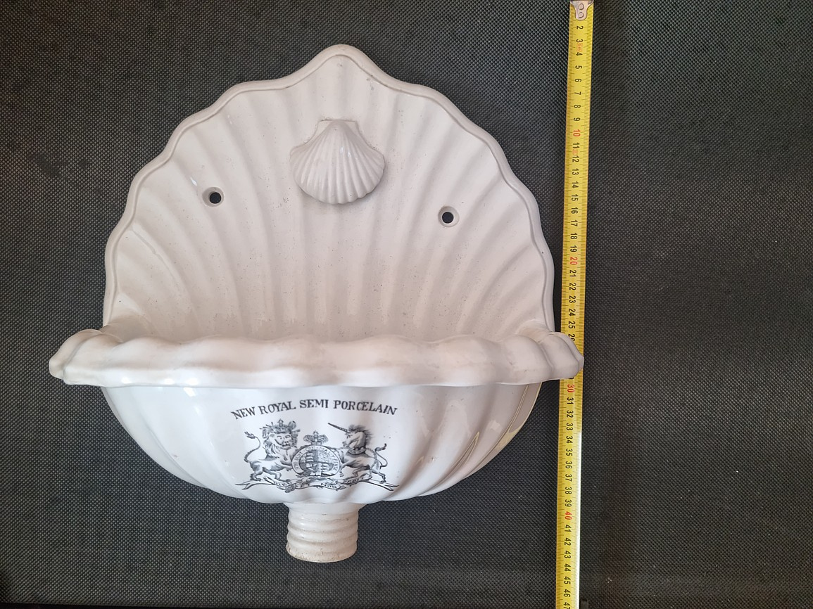 starožitné keramické umyvadlo - 2