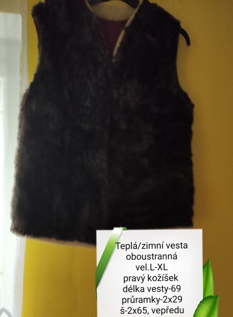 Zimní vesta- selského typu,vel.L - 2