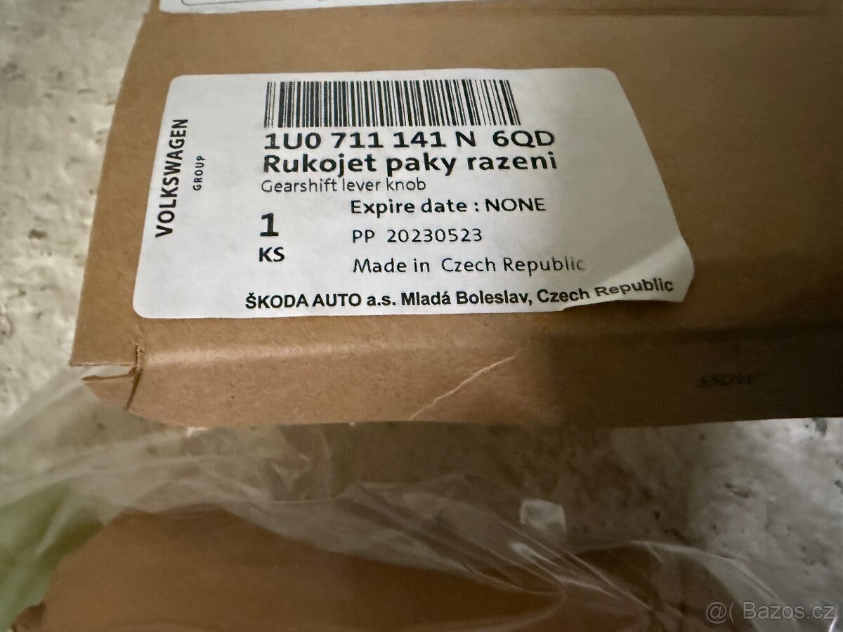 Rukojeť řadící páky L&K  Škoda Octavia - 2