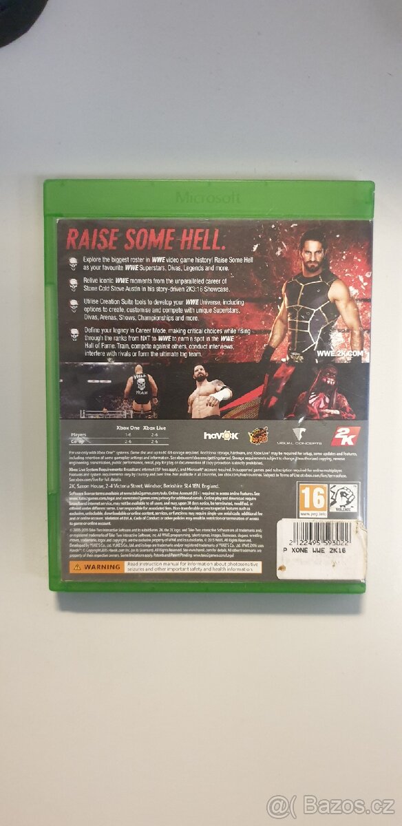 X box one hra WWE 2K16 - 2