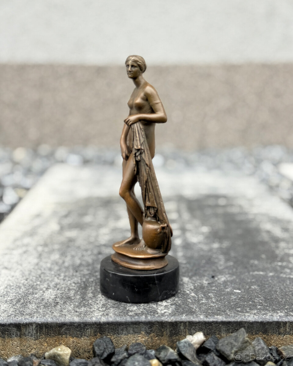 Bronzová socha Afrodita bohyně krásy antická dekorace dárek - 2