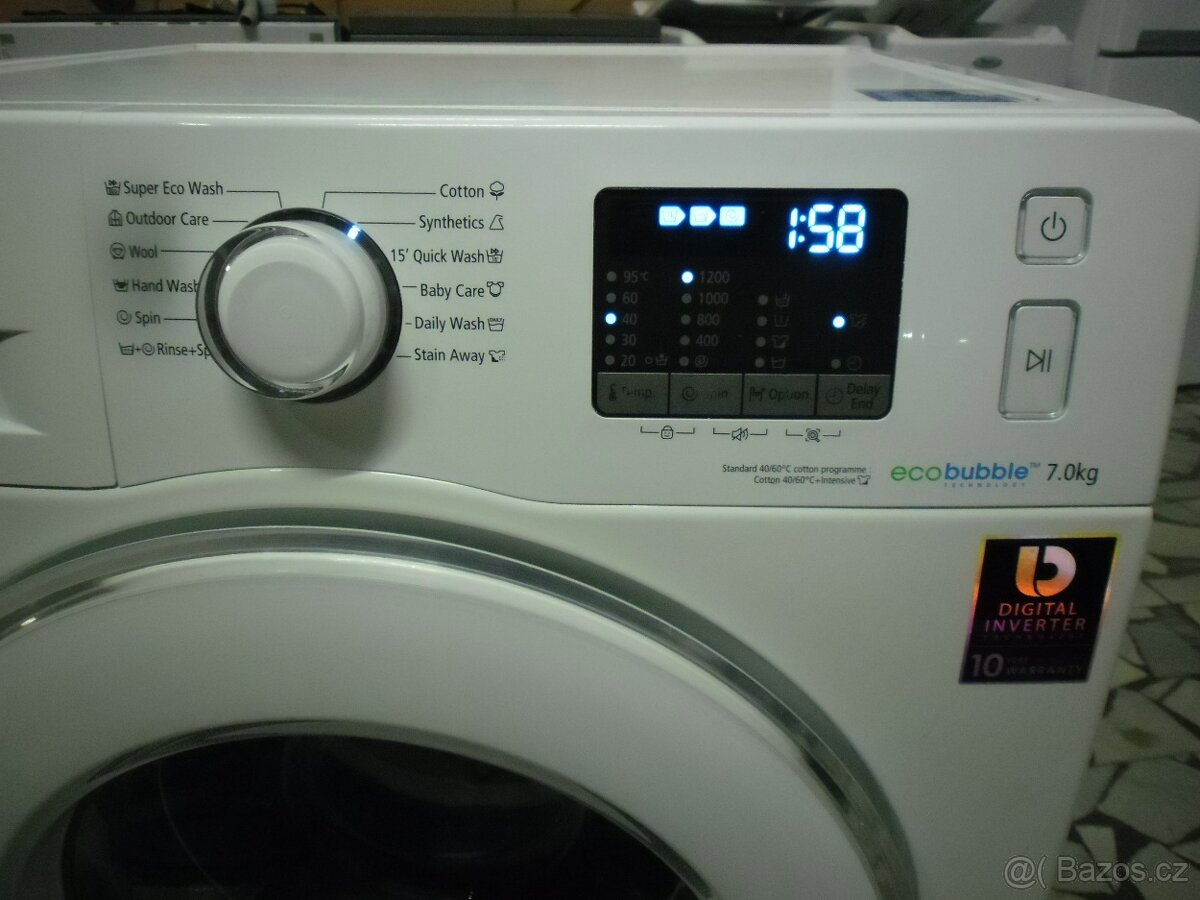 Prodáme pračku Samsung na 7 kg prádla, A+++ - 2