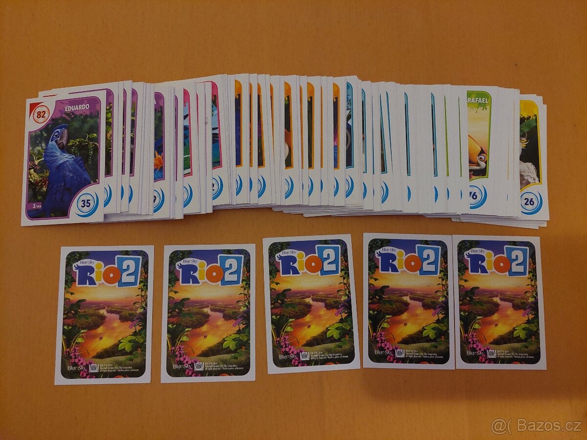 Kartičky Rio 2 - nabídka i poptávka - 2