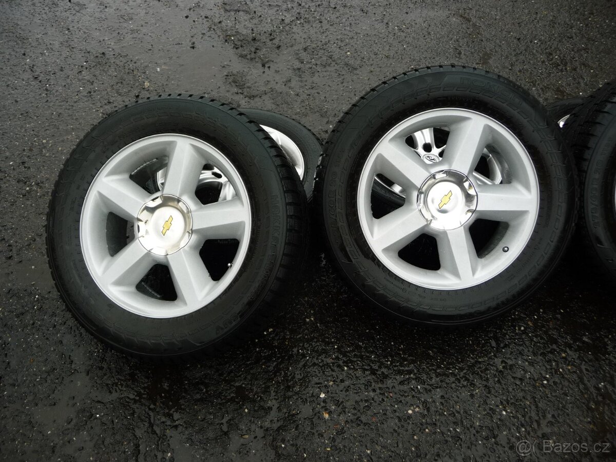 Originální kola CHEVROLET po renovaci ZIMNÍ PNEU 275/60/20 - 2