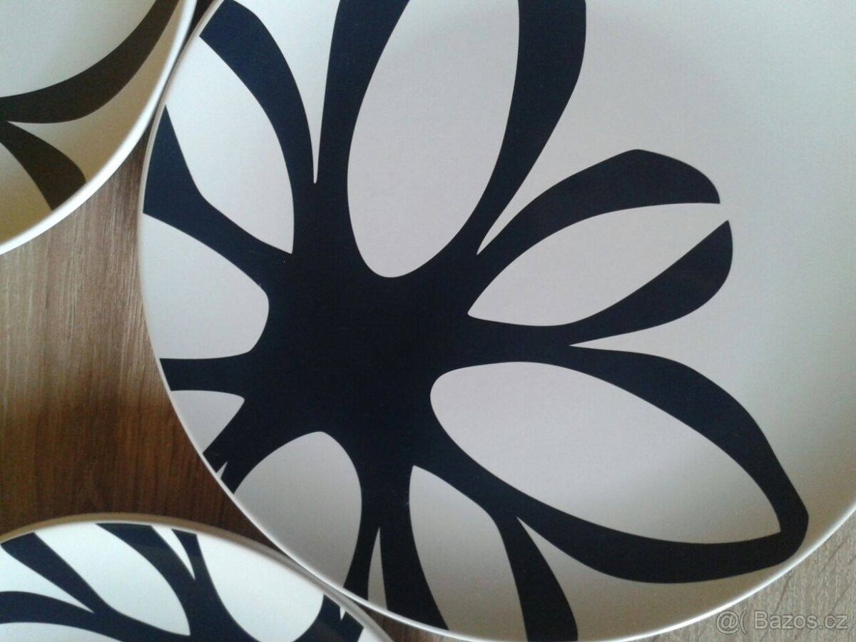 Sada 4 dezertních talířů - 2