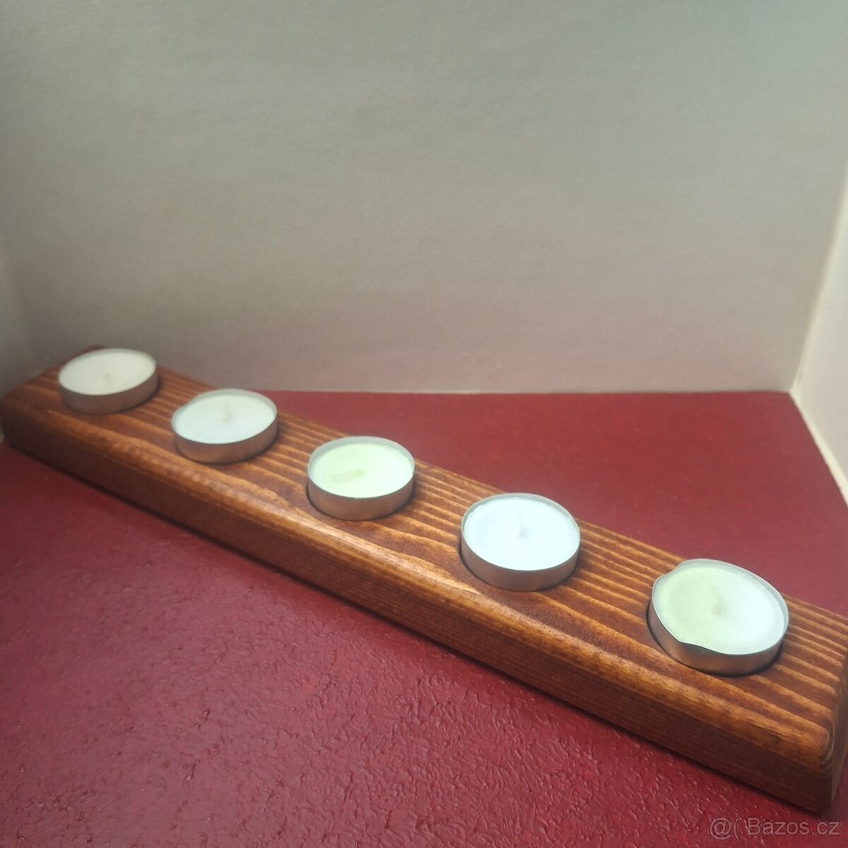 Dřevěný svícen - 2