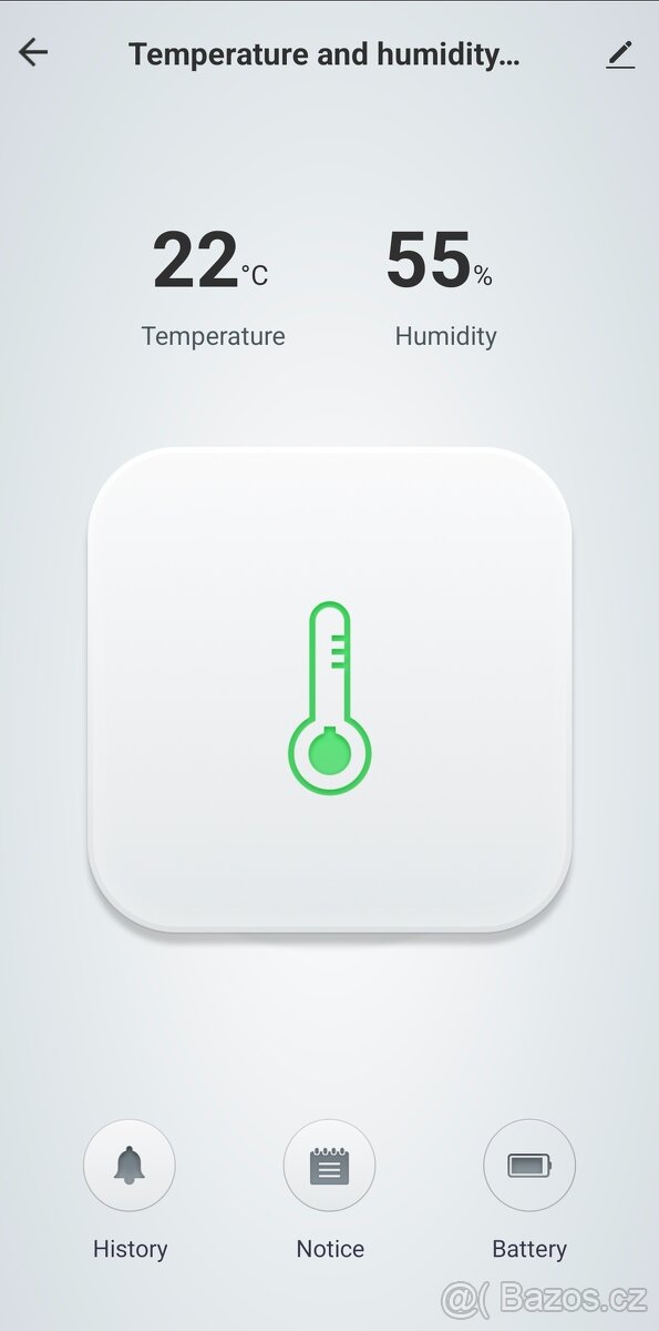 Smart home Zigbee teploměr, vlhkoměr - 2