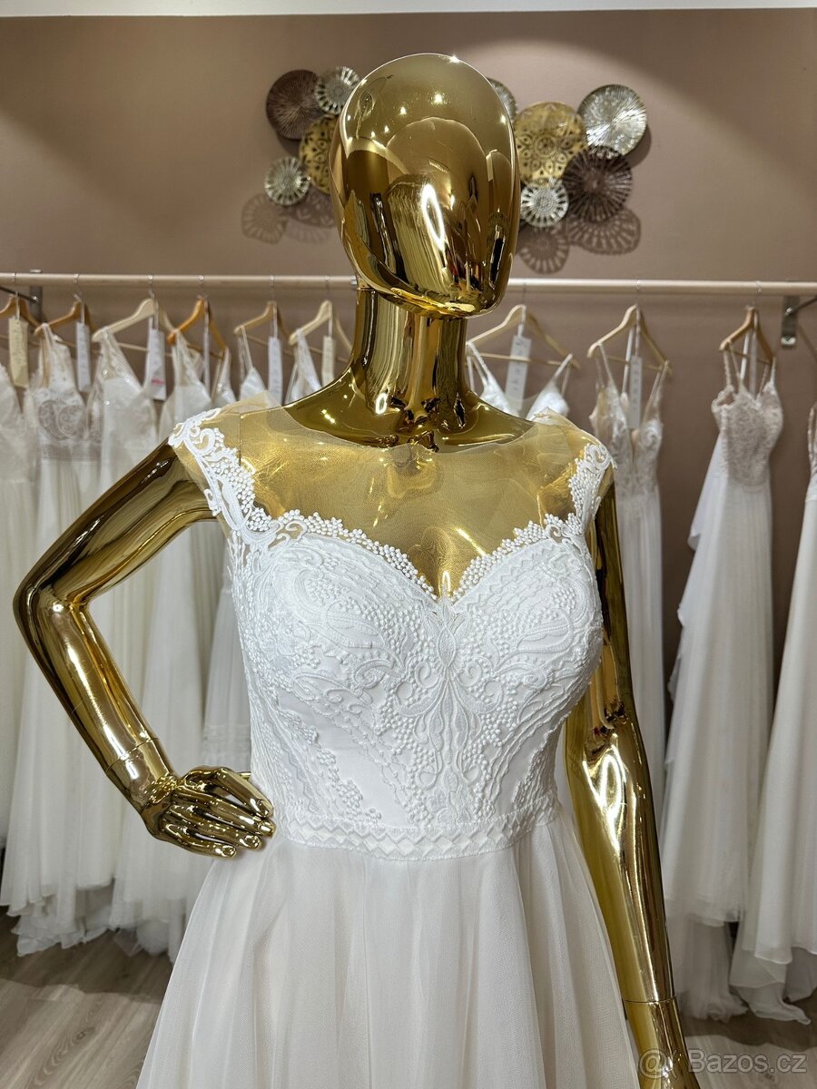 Svatební šaty vel. 40-42 - 2