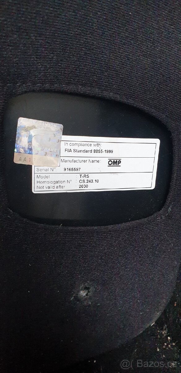 Závodní sedačka - 2