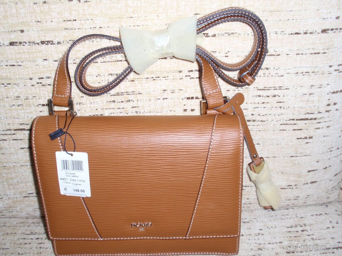 Nová značková kožená kabelka - PICARD ( s cedulkami ) - 2