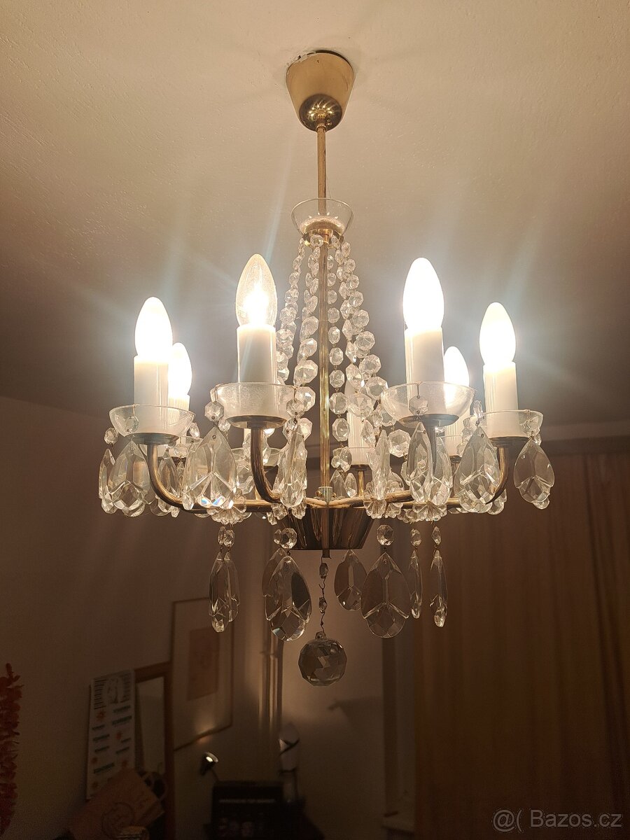 Broušený křišťálový lustr - 2