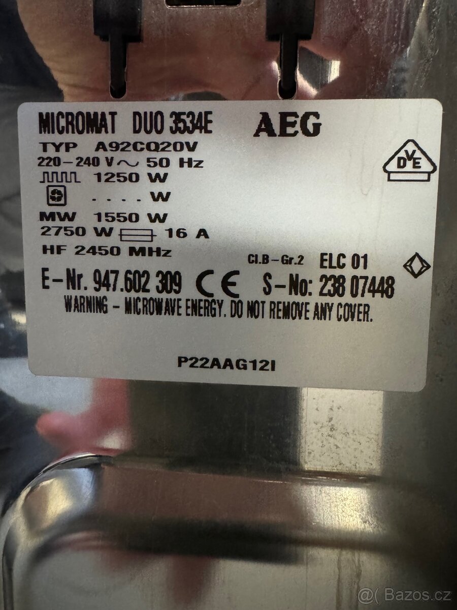 AEG Micromat Duo 3534-e - jako nova - 2