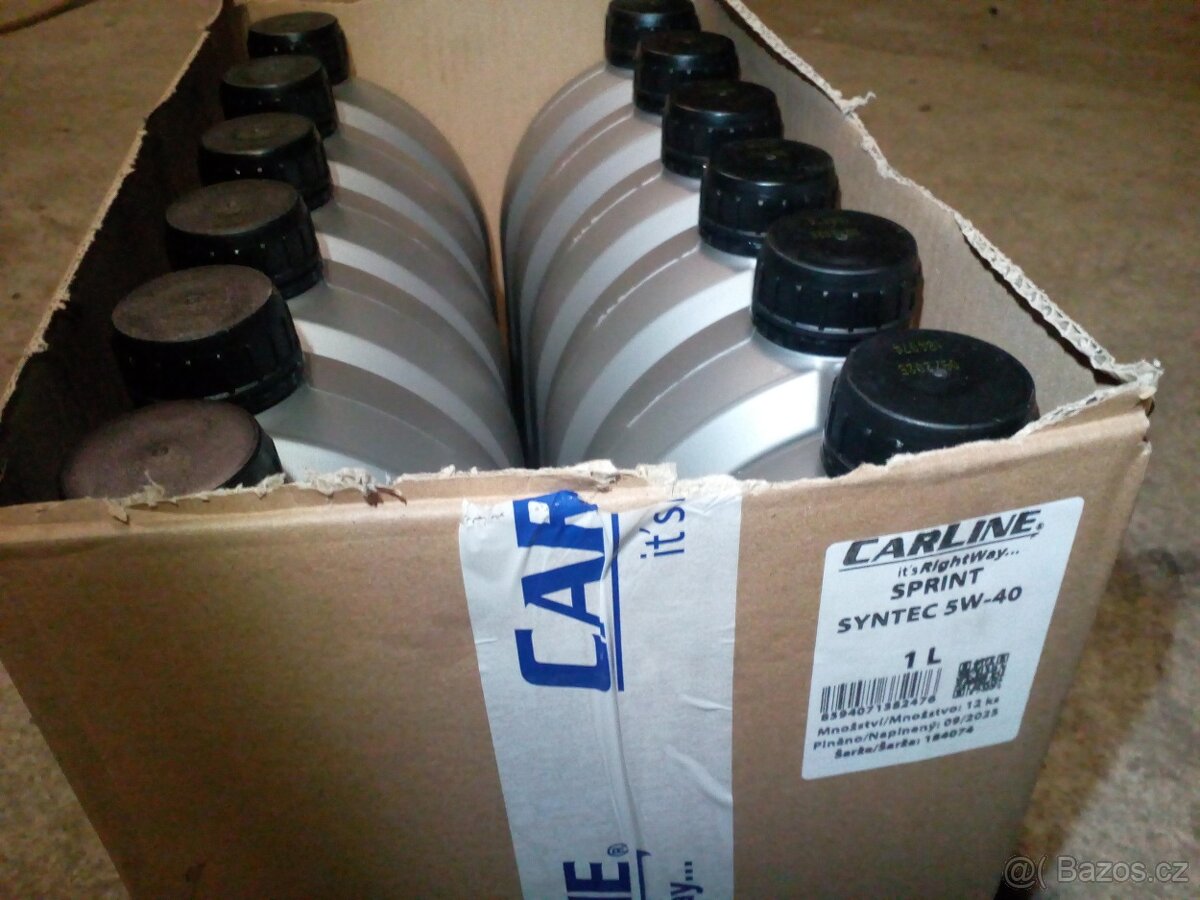 carline sprint syntec 5w-40 motorový olej - 2