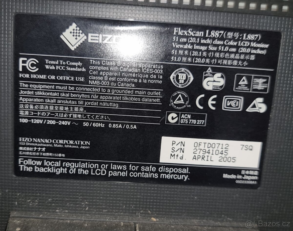 Eizo flexiscan L887 - 2