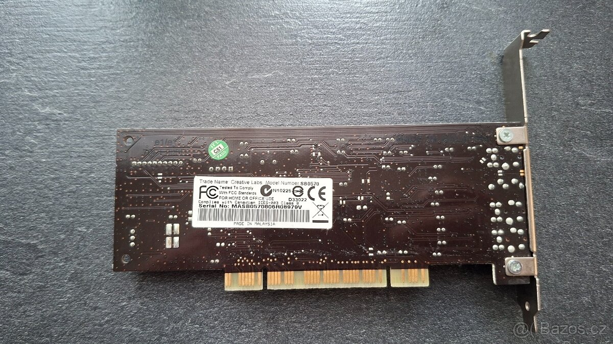 Sound Blaster AUDIGY SB0570 do PCI slotu - 2