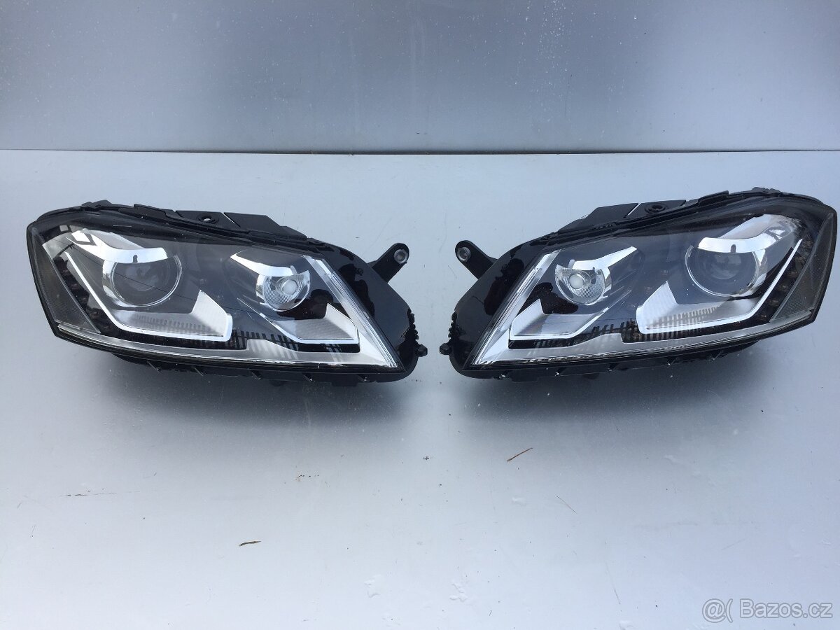 Volkswagen Passat B7 přední lampy xenon LED - 2