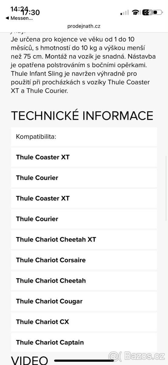 Thule miminkovník - 2