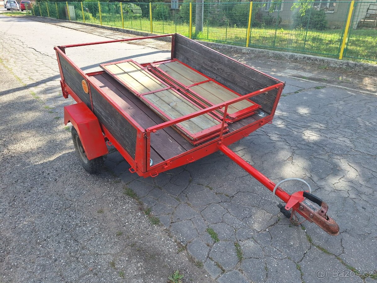 Přívěsný vozík, 1984 domácí výroba - 2