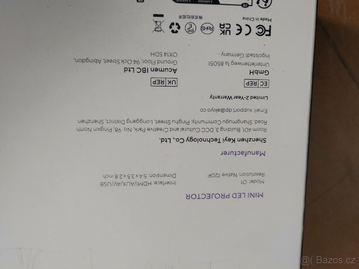 mini projekto AKYIO O1 - 2