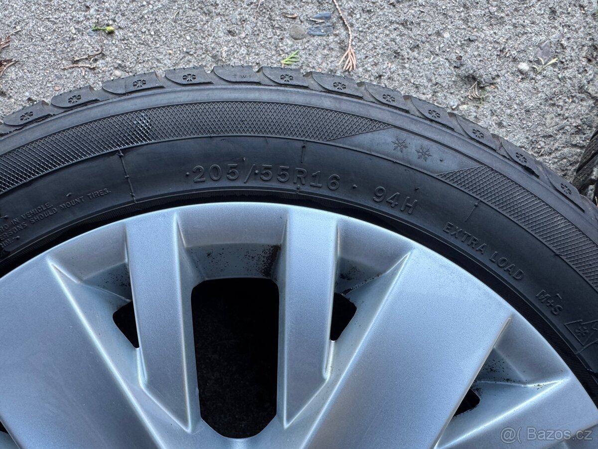 5x112r16 zimní 205/55r16 - 2