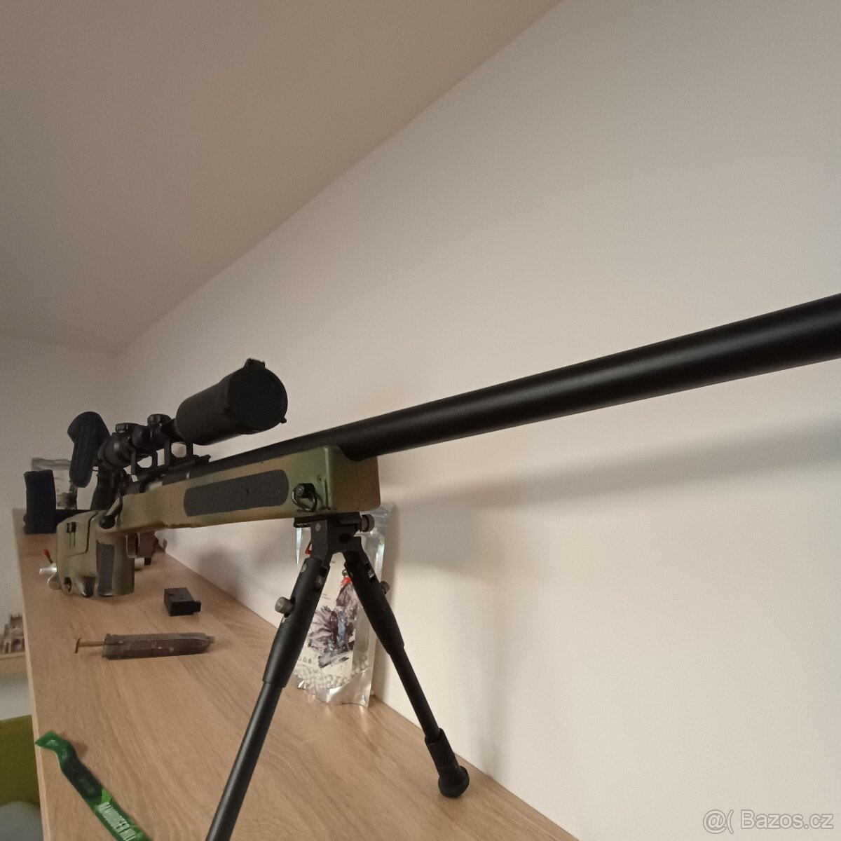 Airsoft sniper McMillan M40A3 - Sportline + optika - 2
