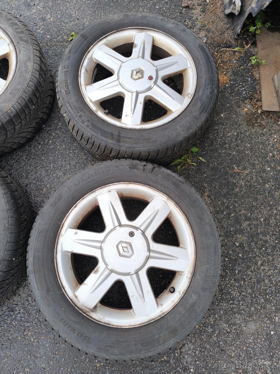 Original alu kola Renault R16 Sada Č.124 - 2