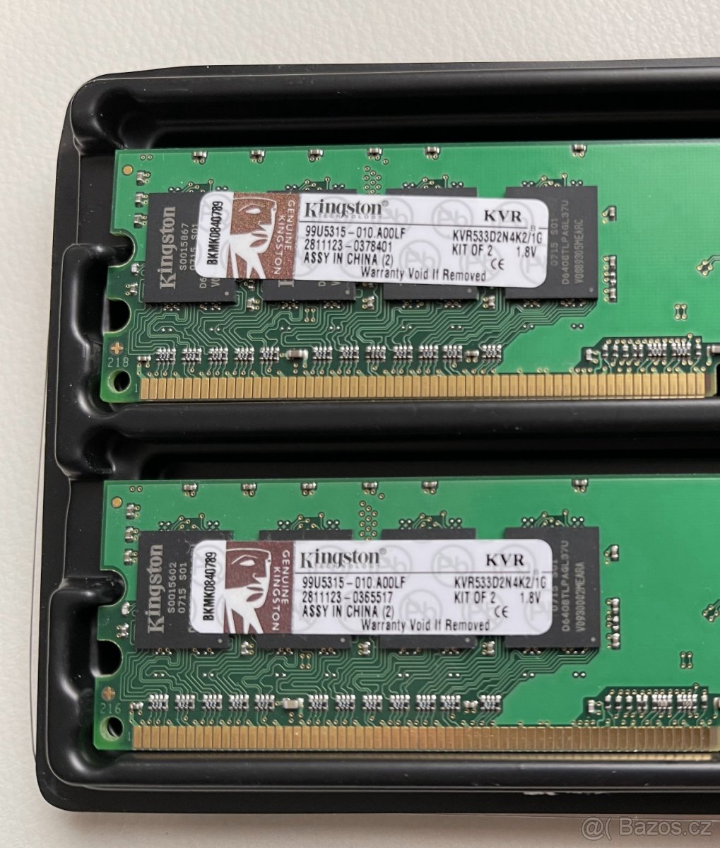 2 x 1GB Kingston 533 MHz - 2