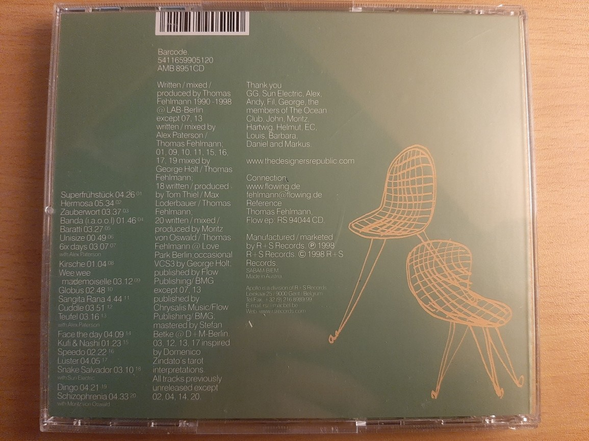 CD Thomas Fehlmann – Good Fridge. Flowing: Ninezeronineight. - 2