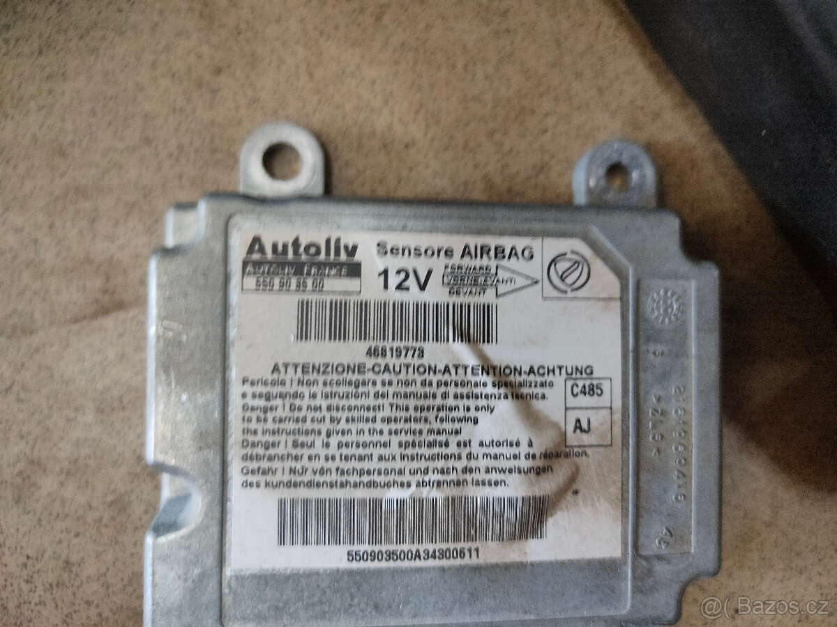 Airbag, pásy Fiat Doblo 2001-2005 - 2