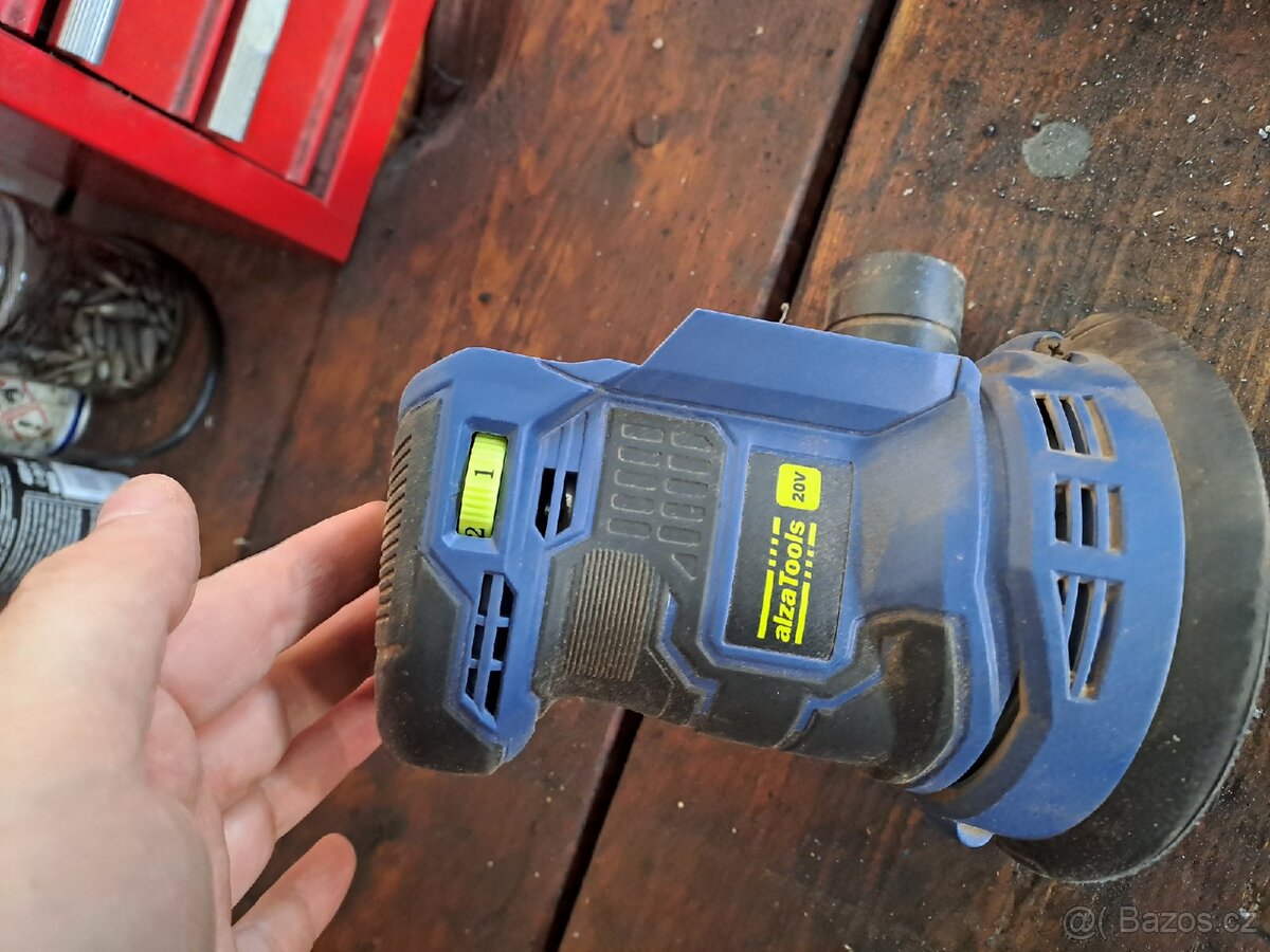 Excentricka akumulatorova bruska Alzatools - 2