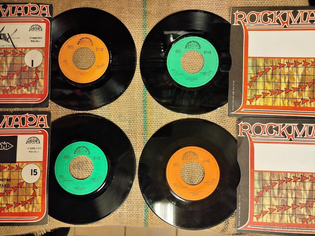 6x SP ROCK MAPA (Arakain, Motorband, Törr) - LEVNĚ - 2